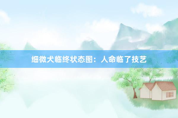 细微犬临终状态图：人命临了技艺